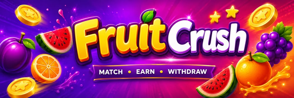 Fruit Crush — Match, Earn, Withdraw